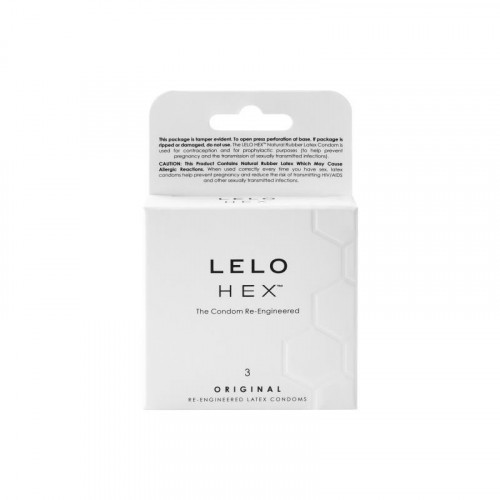 LELO HEX ORIGINAL kondómy 3 ks balenie