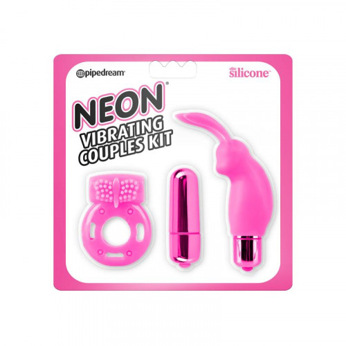 NEON Neon Vibrating Couples Kit Pink