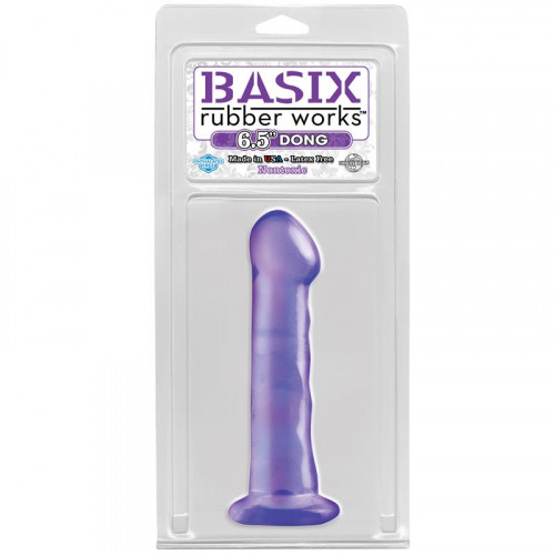 BASIX RUBBER WORKS Basix Rubber Works 16,51 cm Dong s odsávaním - fialová