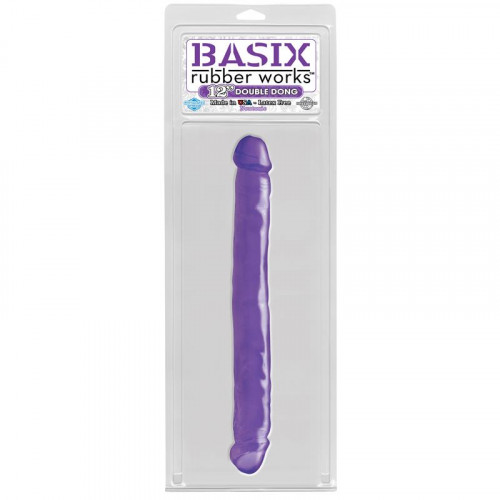 BASIX RUBBER WORKS Basix Rubber Works 30,5 cm Double Dong  Farba Fialová