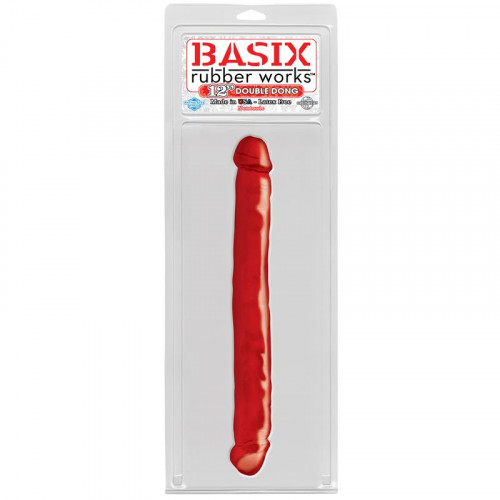 BASIX RUBBER WORKS 30,5 cm Dvojité  Dong červrná