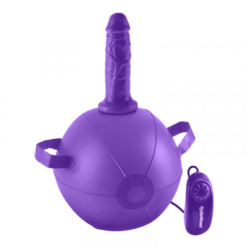 DILLIO Vibračná mini sexuálna lopta s fialovou vibráciou