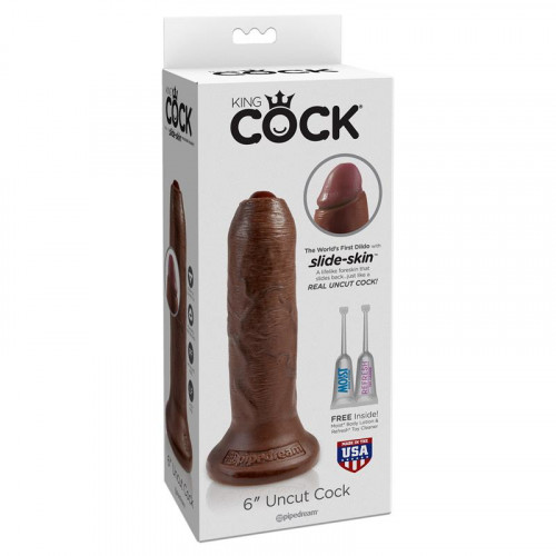KING COCK King Cock Realistický penis Brown 6