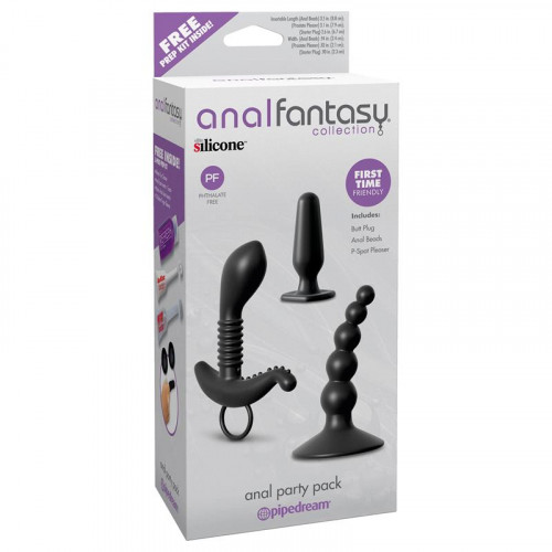 ANAL FANTASY COLLECT. Anal Fantasy Collection Anal Party Pack - farba čierna