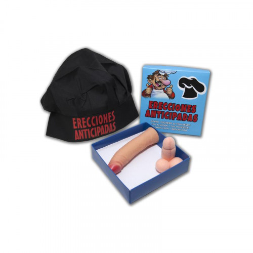 DIVERTY SEX Black Chef Hat Box Set, brošňa a stimulátor