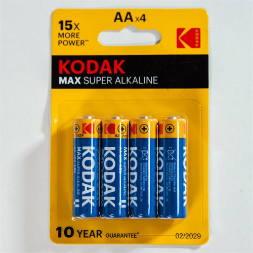 KODAK Alkaline Super Max AA LR6 Blister so 4 batériami