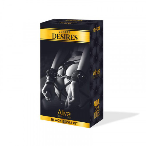 ALIVE Secret Desires Black 8 kusov BDSM
