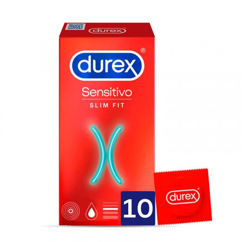 DUREX Sensitive kondómy slim fit 10 jednotiek