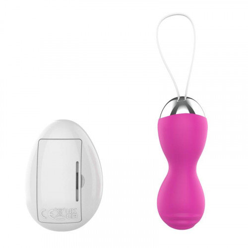 A-GUSTO Vibračné vajíčko s diaľkovým ovládaním USB Pink