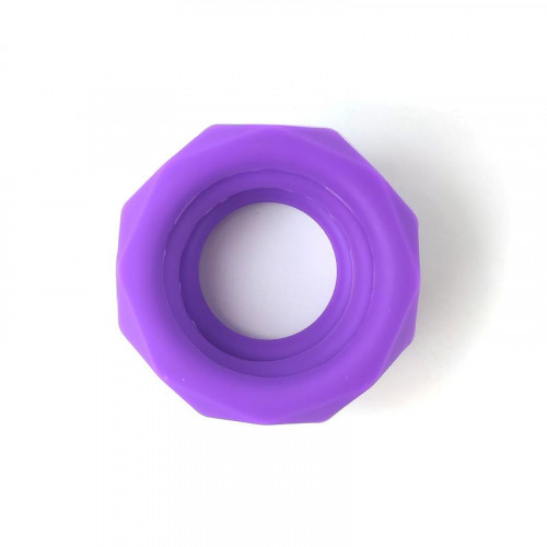 A-GUSTO Sada 3 krúžkov na penis Silicone Purple