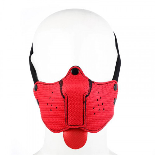 A-GUSTO Neoprénová maska ​​na tvár červená