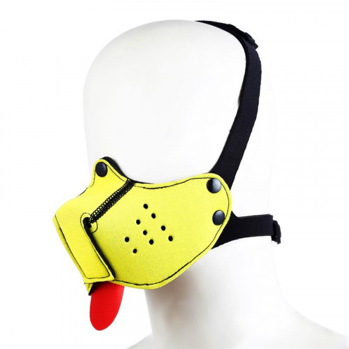A-GUSTO Neoprénová maska ​​na tvár žltá
