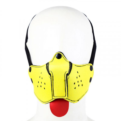 A-GUSTO Neoprénová maska ​​na tvár žltá