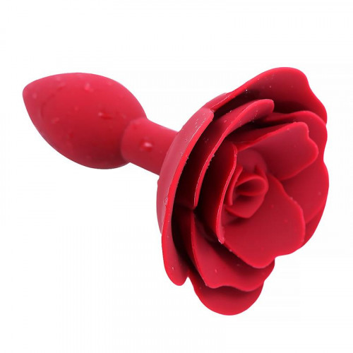 A-GUSTO Rose silikónový análny kolík červený