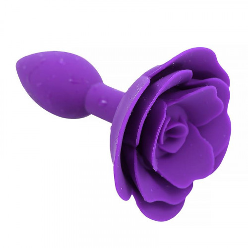 A-GUSTO Rose silikónový análny kolík fialový
