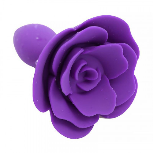 A-GUSTO Rose silikónový análny kolík fialový