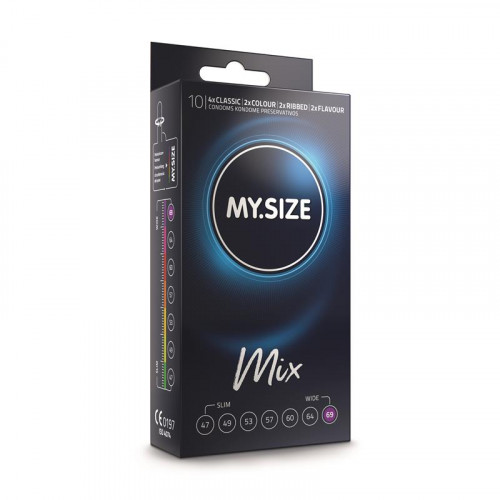 MY SIZE My Size Mix Size 69 Box of 10 Uds