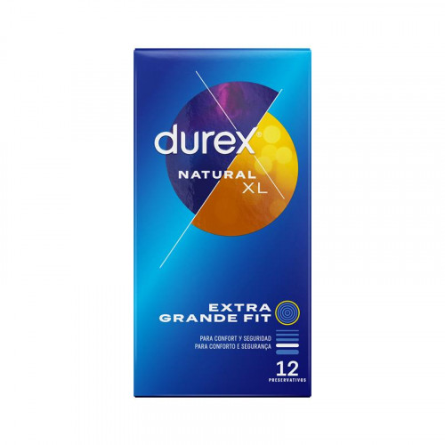 DUREX Prírodné XL kondómy 12 jednotiek