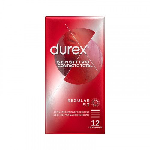 DUREX Citlivé kondómy Total Contact 12ks