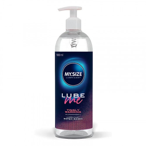 MY SIZE Lube Me Lube Me lubrikant na vodnej báze Tingly and Warming 1000 ml,,