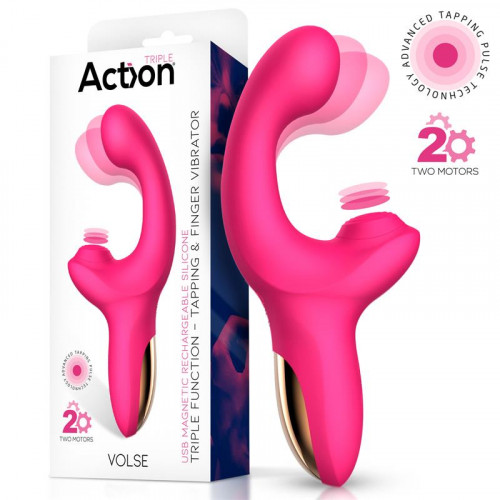 ACTION Volse Trojitá funkcia Vibe s poklepaním prstom a pulzáciou