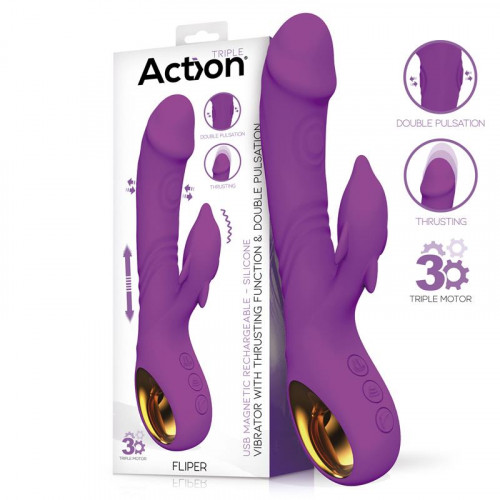 ACTION Fliper Vibe with Thrusting and Doble Pulsation 3 Motors