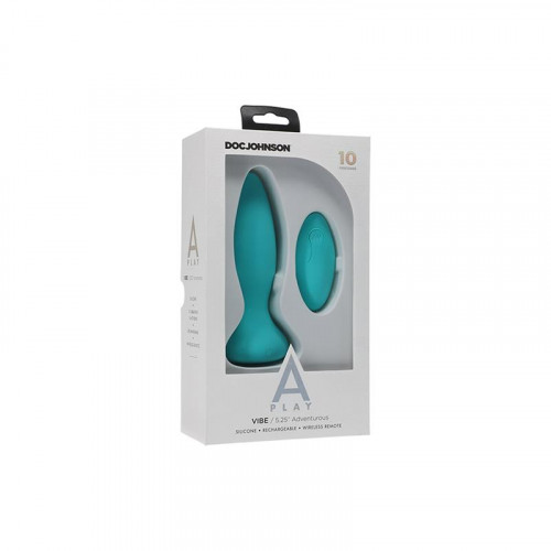 A-PLAY Vibračný análny kolík Vibe Adventurous Turquoise