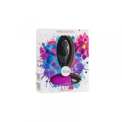 ALIVE Vibračné vajíčko Magic Egg Max Purple Silicon 8,3 cm