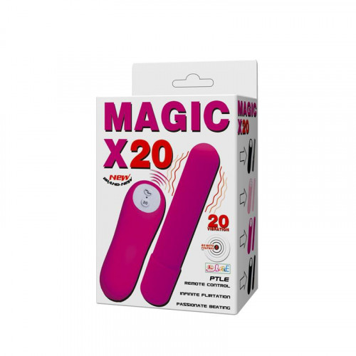 BAILE Vibračná guľka Magic x20 fialová