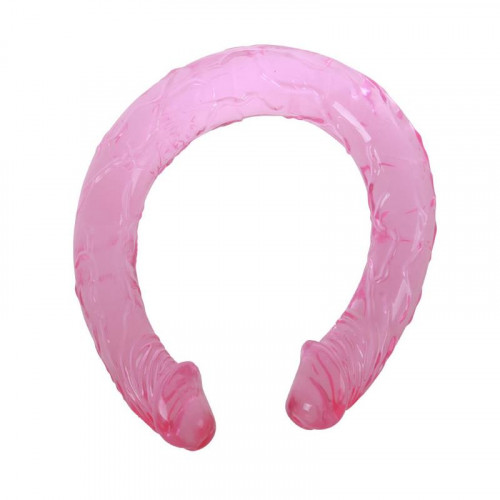 BAILE Dvojité dildo Ružové 44 cm